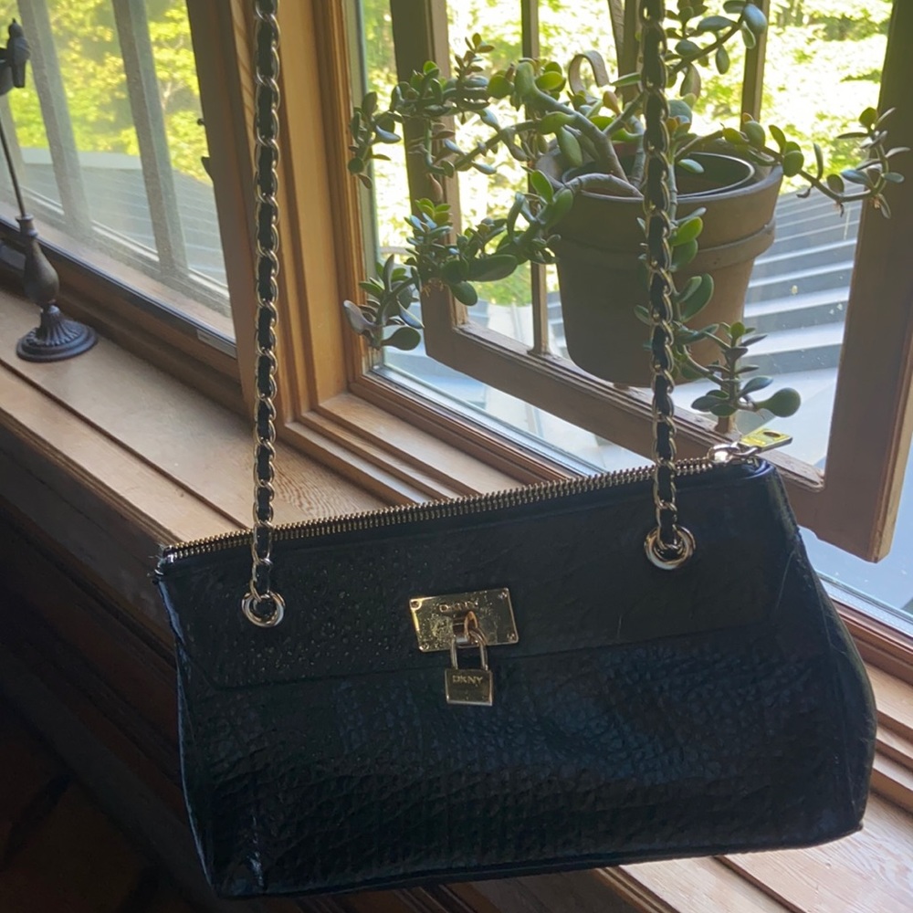 DKNY lock bag